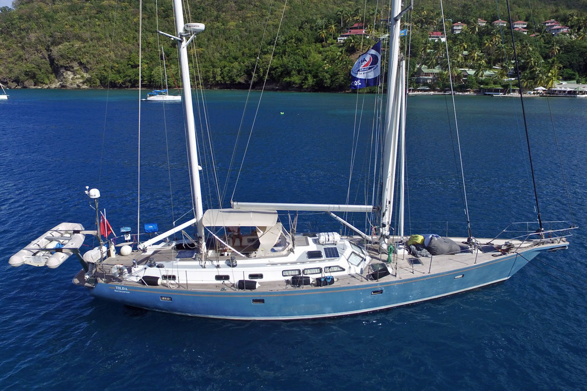 'Tilda', an Ocean 62 staysail ketch