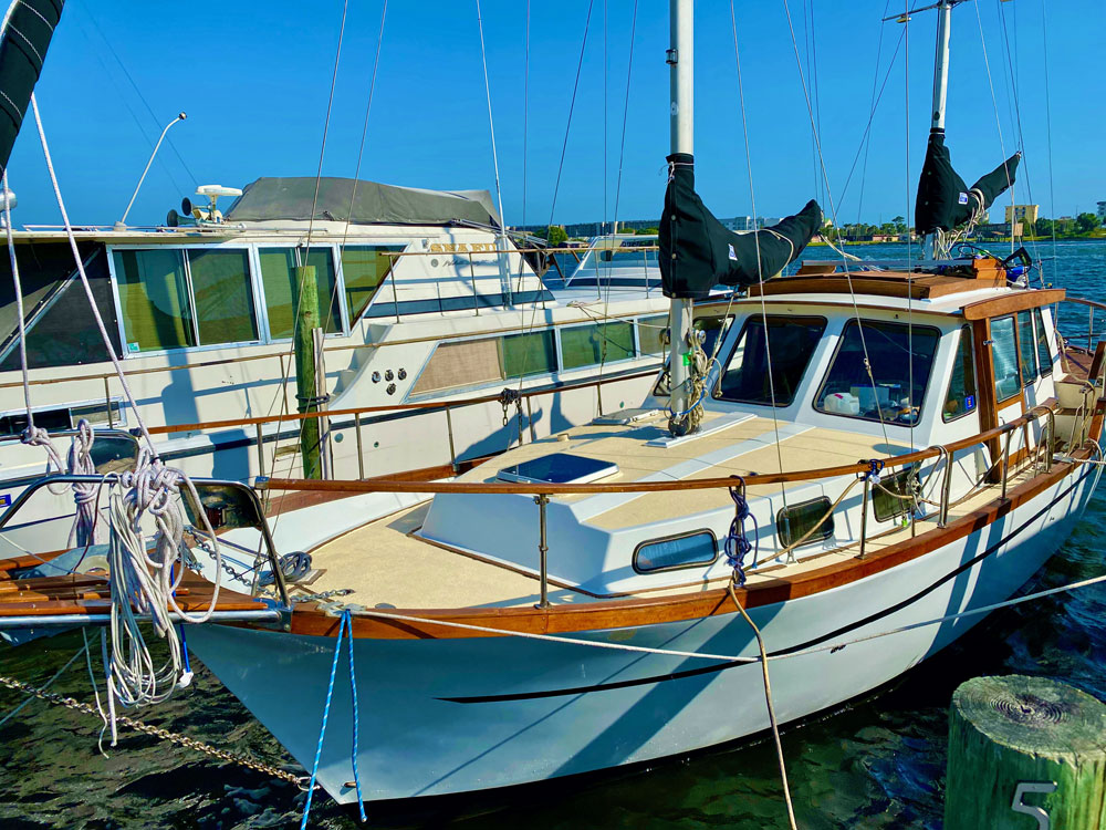 'Odyssey', a Nauticat 33 sailboat