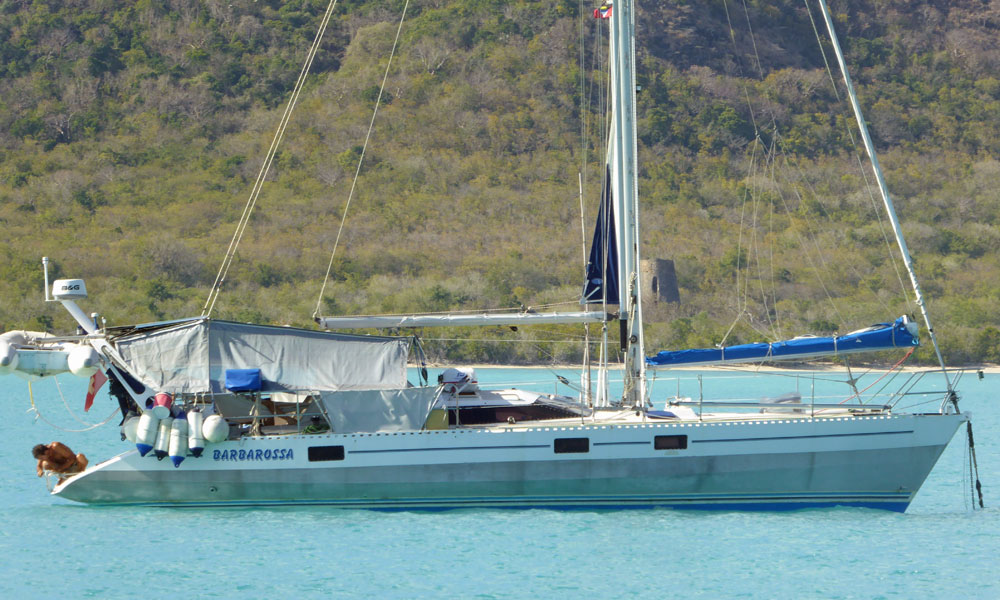 'Barbarossa', an Ovni AluBat 43 sailboat