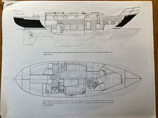 Pacific Seacraft 37, interior layout