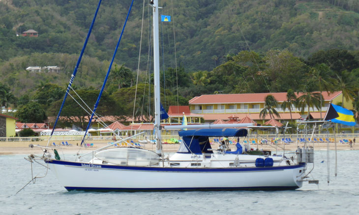 Island Dreams', a Pearson 38 