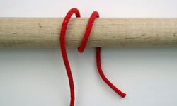 How to tie the rolling hitch; Stage 2