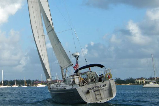 'Silver Bullet', a Hike Metal 55 heading away