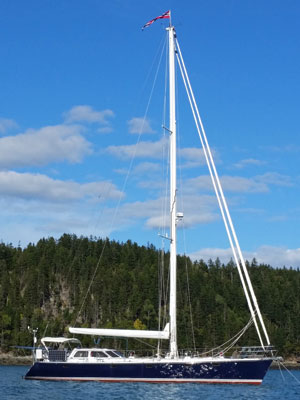 An Apogee 58 Solent Rigged Sloop