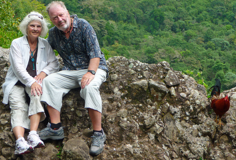 Statia, the rim of the crater