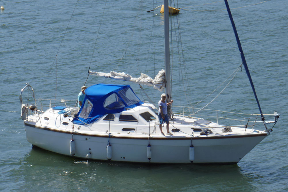 A Westerly Vulcan 34 sailboat