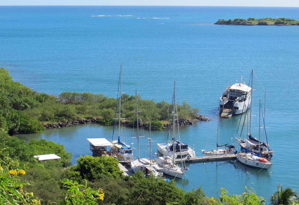 Whisper Cove Marina, in Clarkes Court Bay, Grenada