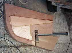 Making a robust rudder for a sailboat