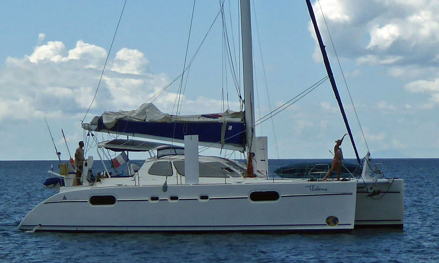 A Catana 471 cruising catamaran