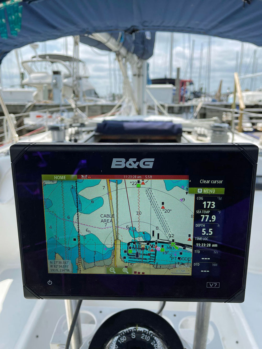 A B&G Chartplotter