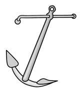 The fisherman anchor, admiralty pattern anchor or yachtsmans anchor