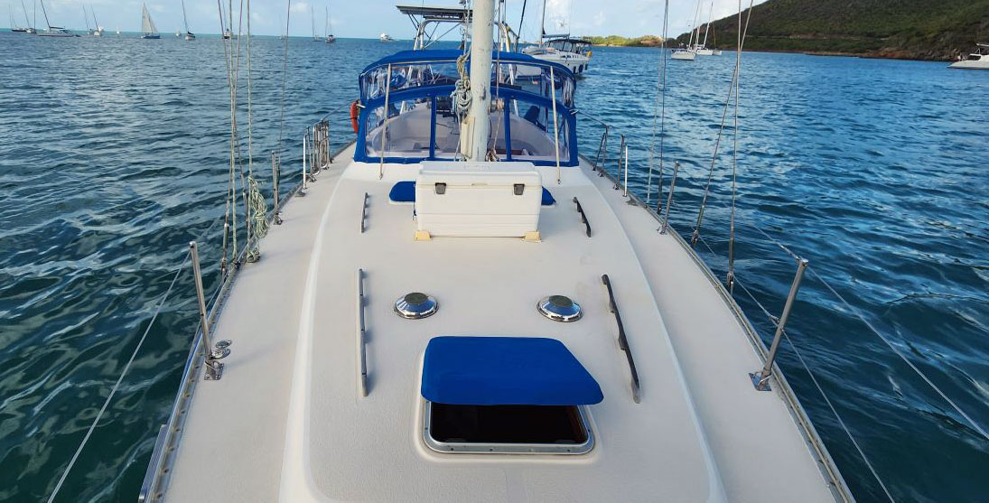 Morgan 41, 'Dream Maker', foredeck 2