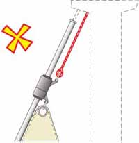 Headsail Roller Reefing Jam - The Problem