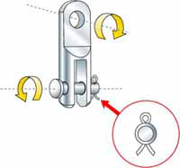 An essential item of sailboat rigging hardware - the toggle