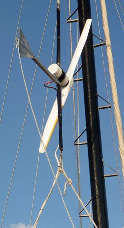 On a breezy windward passage, a sailboat wind generator can provide most, if not all of your power requirements. So why do many sailors dismiss them and turn to other forms of green energy?