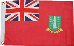National Flag of the British Virgin Islands (BVIs)